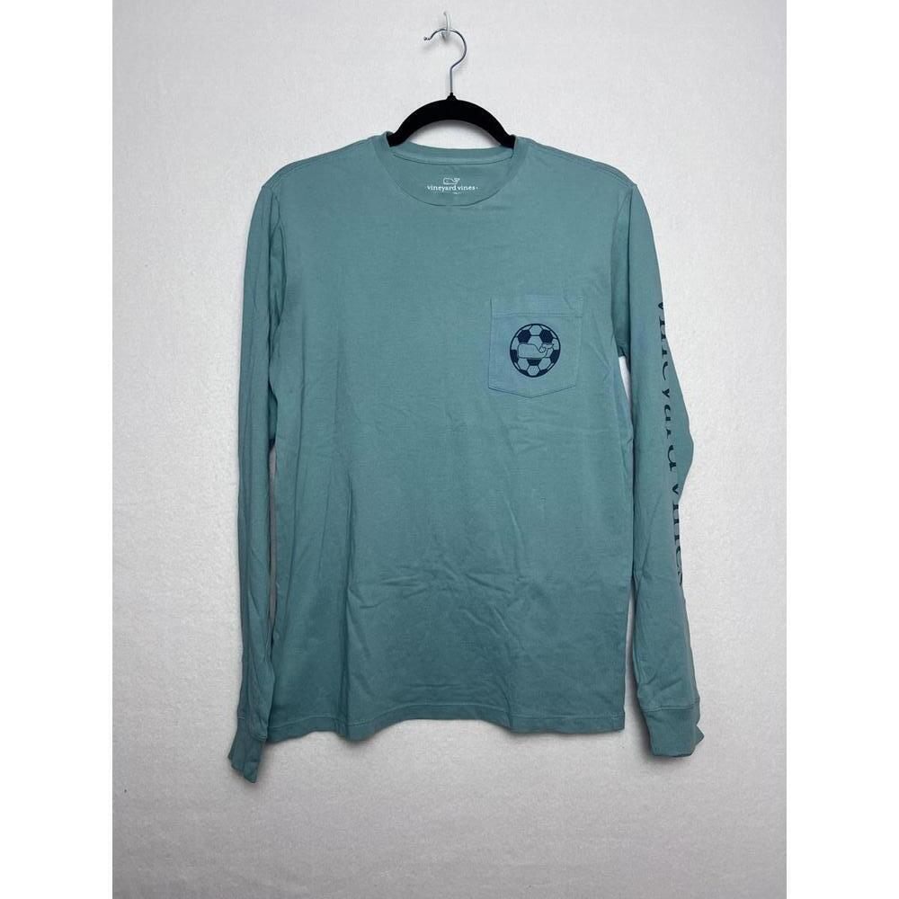 Vineyard Vines Long Sleeve Soccer Whale T-Shirt Size XS